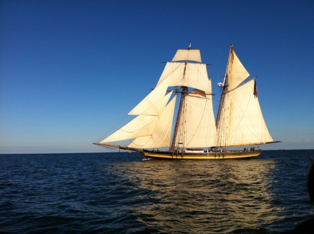 Pride of Baltimore, another participant in the Great Chesapeake Bay Schooner Race